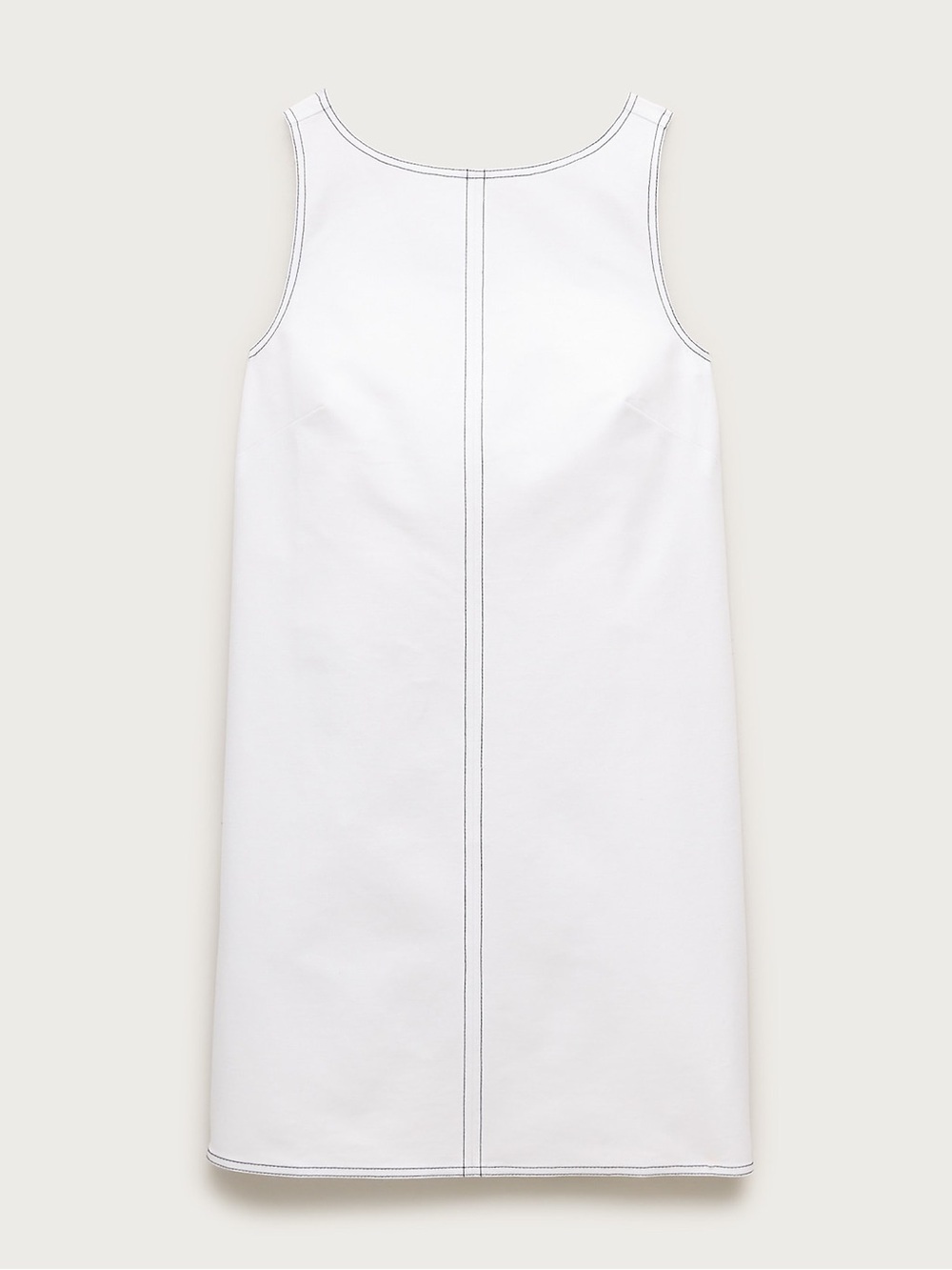 NWT J. Crew Contrast-stitch cotton poplin dress - size 6